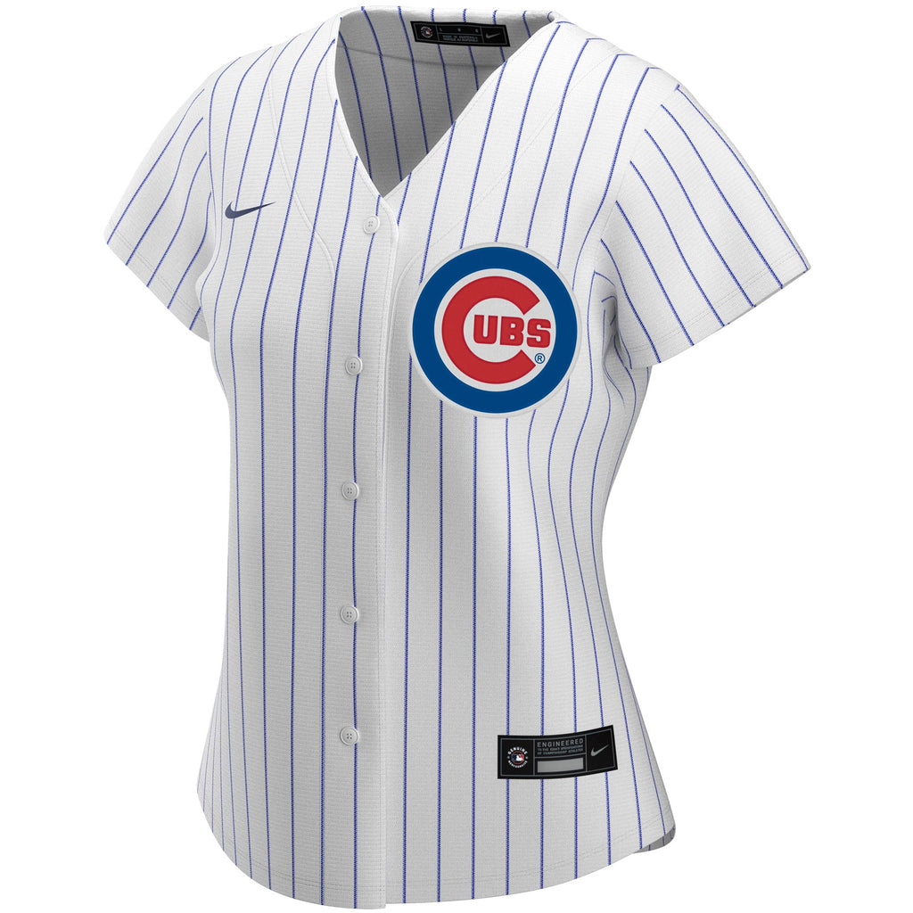 Chicago Cubs Nike Women Blank Replica Home Jersey product image 2, provided for visual reference and product detail review