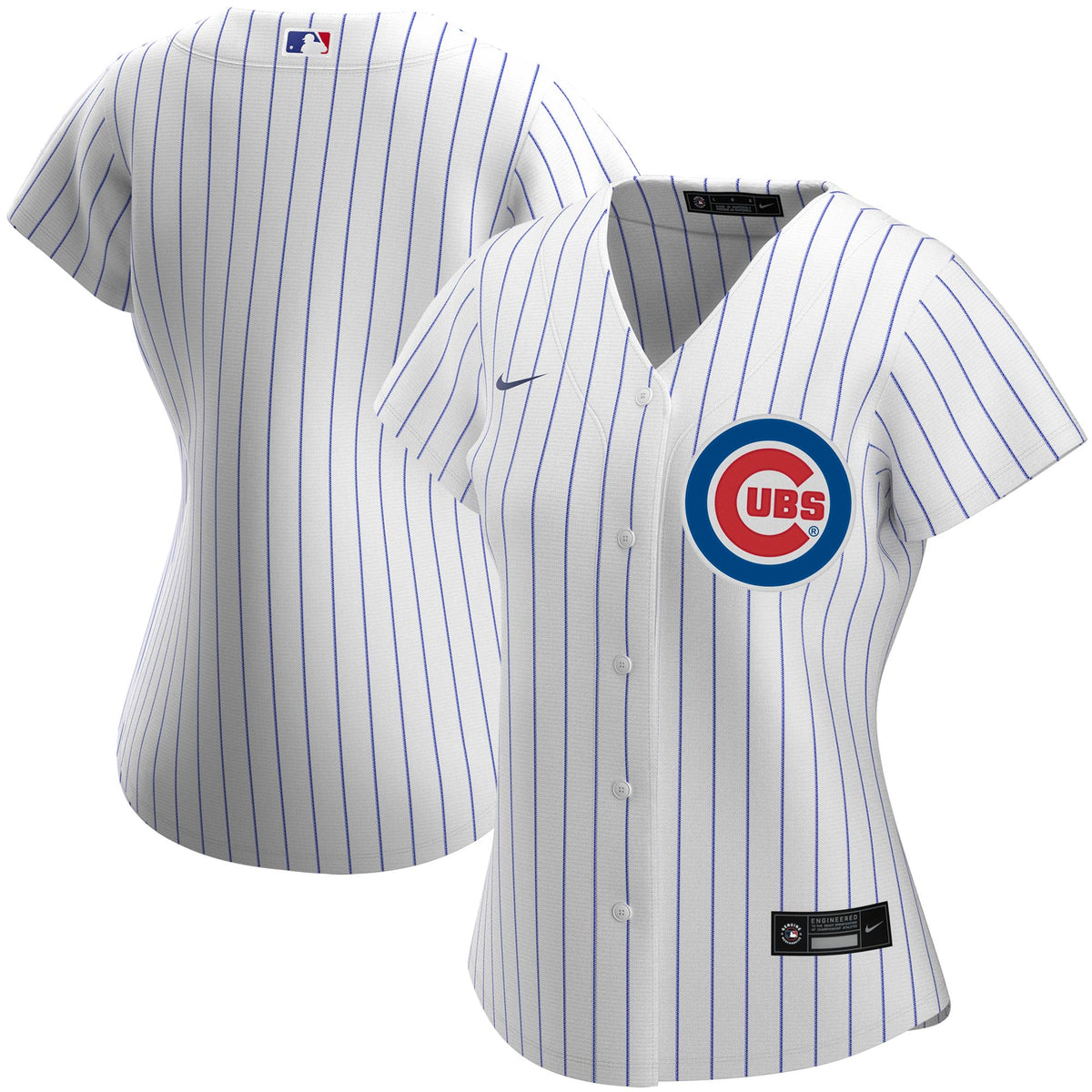 Chicago Cubs Nike Women Blank Replica Home Jersey product image 1, provided for visual reference and product detail review