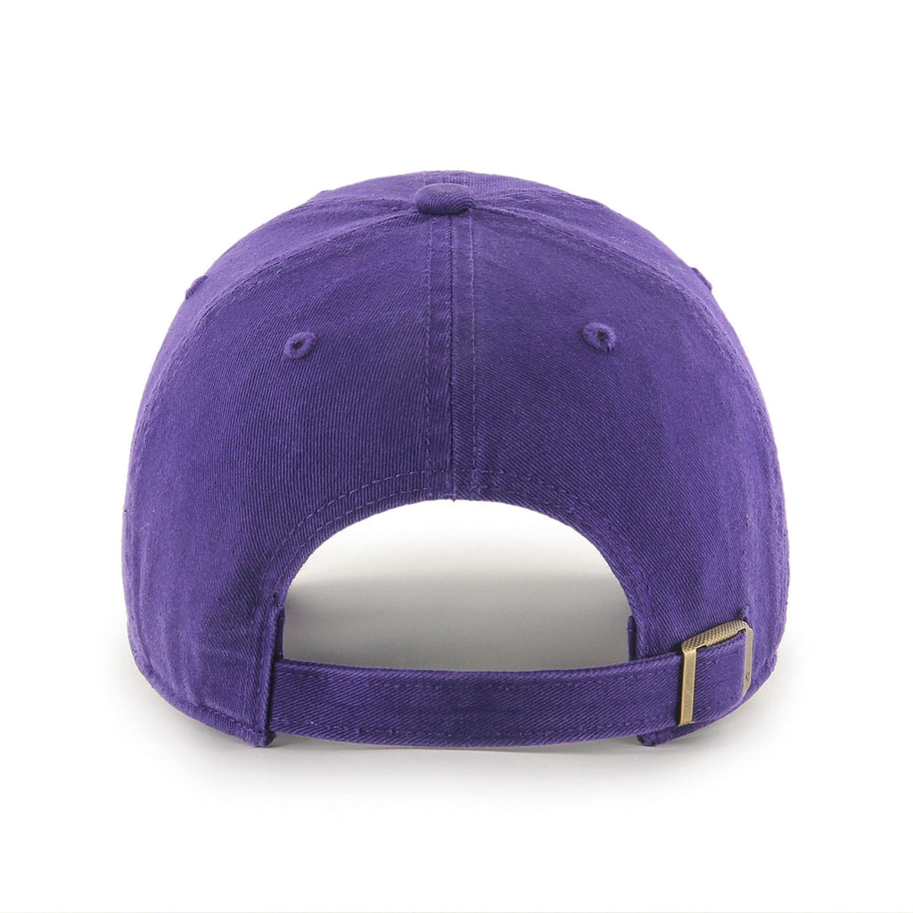Louisiana State Tigers NCAA 47 Brand Men Purple Clean Up Adjustable Hat product image 2, provided for visual reference and