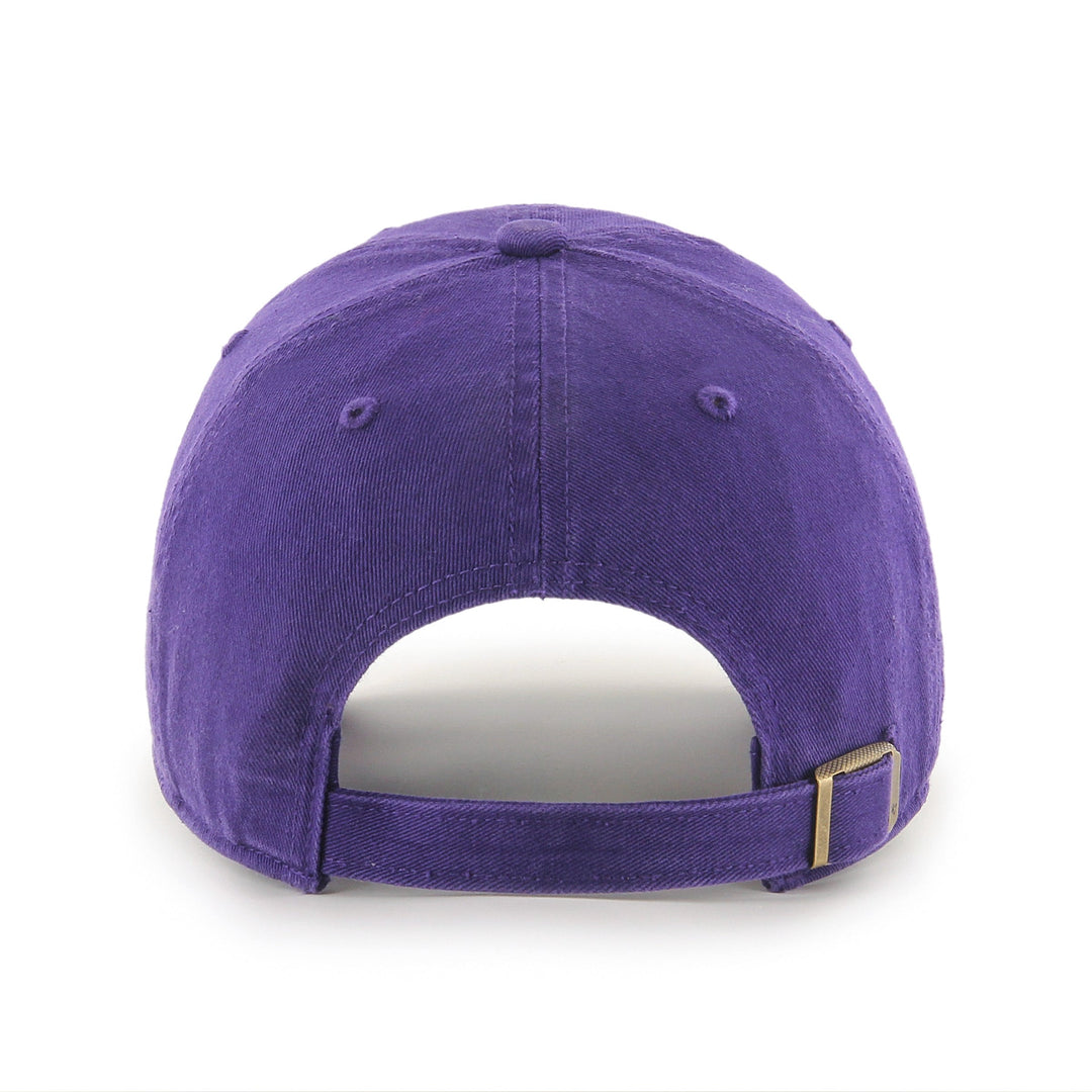 Louisiana State Tigers NCAA 47 Brand Men Purple Clean Up Adjustable Hat product image 2, provided for visual reference and