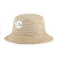 Calgary Flames NHL 47 Brand Men Khaki Bucket Hat product image 1, provided for visual reference and product detail review