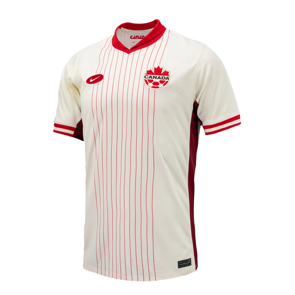 Canada Soccer FIFA Nike Men Ivory 2024 Replica Jersey product image 1, provided for visual reference and product detail