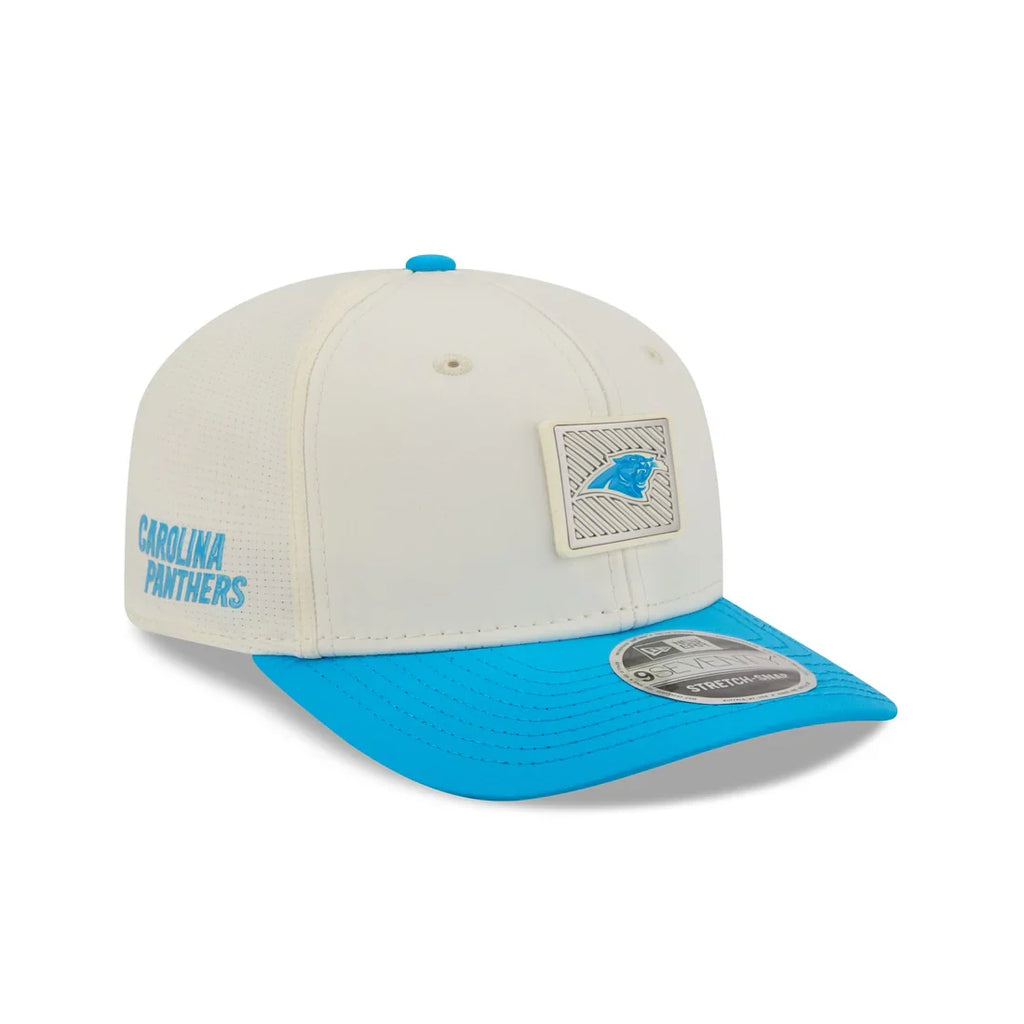 Carolina Panthers NFL New Era Men Cream/Light Blue 9Seventy 2026 NFL Training Camp Snapback product image 1, provided for