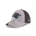 Carolina Panthers NFL New Era Men Grey 39Thirty Grayed Out Neo 2 Stretch Fit Hat product image 1, provided for visual