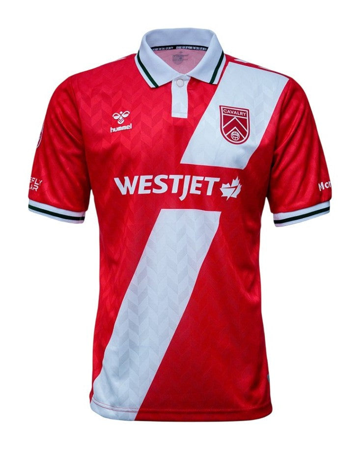 Cavalry FC CPL Hummel Men Red 2026 Home Authentic Jersey product image 1, provided for visual reference and product detail