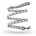 Chicago Flag Dog Leash 1" Thick product image 1, provided for visual reference and product detail review