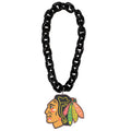 Chicago Blackhawks NHL FanFave FanChain Black Chain Necklace product image 1, provided for visual reference and product