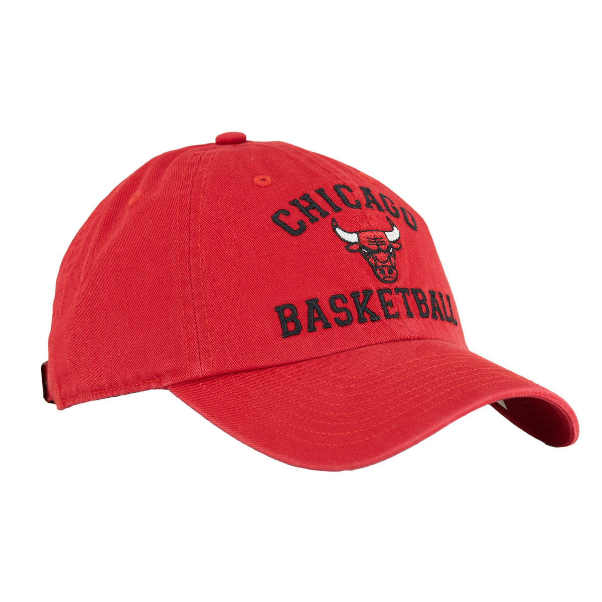 Chicago Bulls '47 Clean Up Red Archway Adjustable Hat product image 2, provided for visual reference and product detail