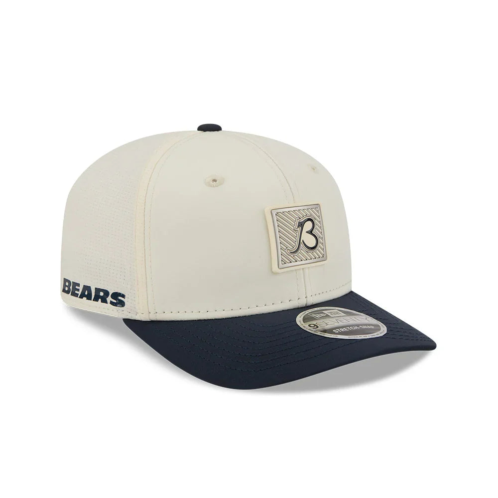 Chicago Bears NFL New Era Men Cream/Navy 9Seventy 2026 NFL Training Camp Snapback product image 1, provided for visual