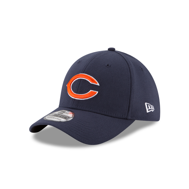 Chicago Bears NFL New Era Men Navy 39Thirty Team Classic Stretch Fit Hat product image 1, provided for visual reference and