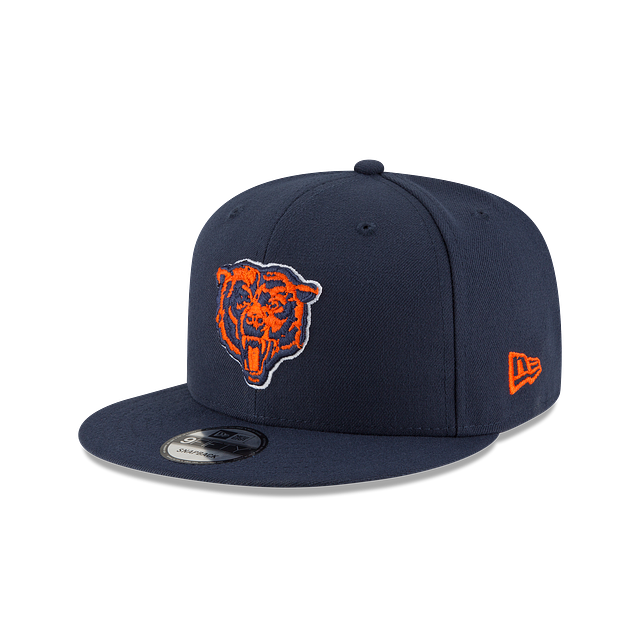 Chicago Bears NFL New Era Men Navy 9Fifty Head Logo Basic Snapback product image 1, provided for visual reference and