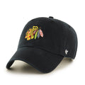 Chicago Blackhawks NHL 47 Brand Men Black Clean Up Adjustable Hat product image 1, provided for visual reference and product