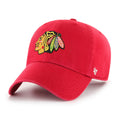 Chicago Blackhawks NHL 47 Brand Men Red Clean Up Adjustable Hat product image 1, provided for visual reference and product