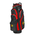 Chicago Blackhawks NHL Black/Red Golf Cart Bag product image 1, provided for visual reference and product detail review