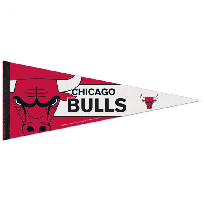 Chicago Bulls Premium 12" x 30" Pennant product image 1, provided for visual reference and product detail review