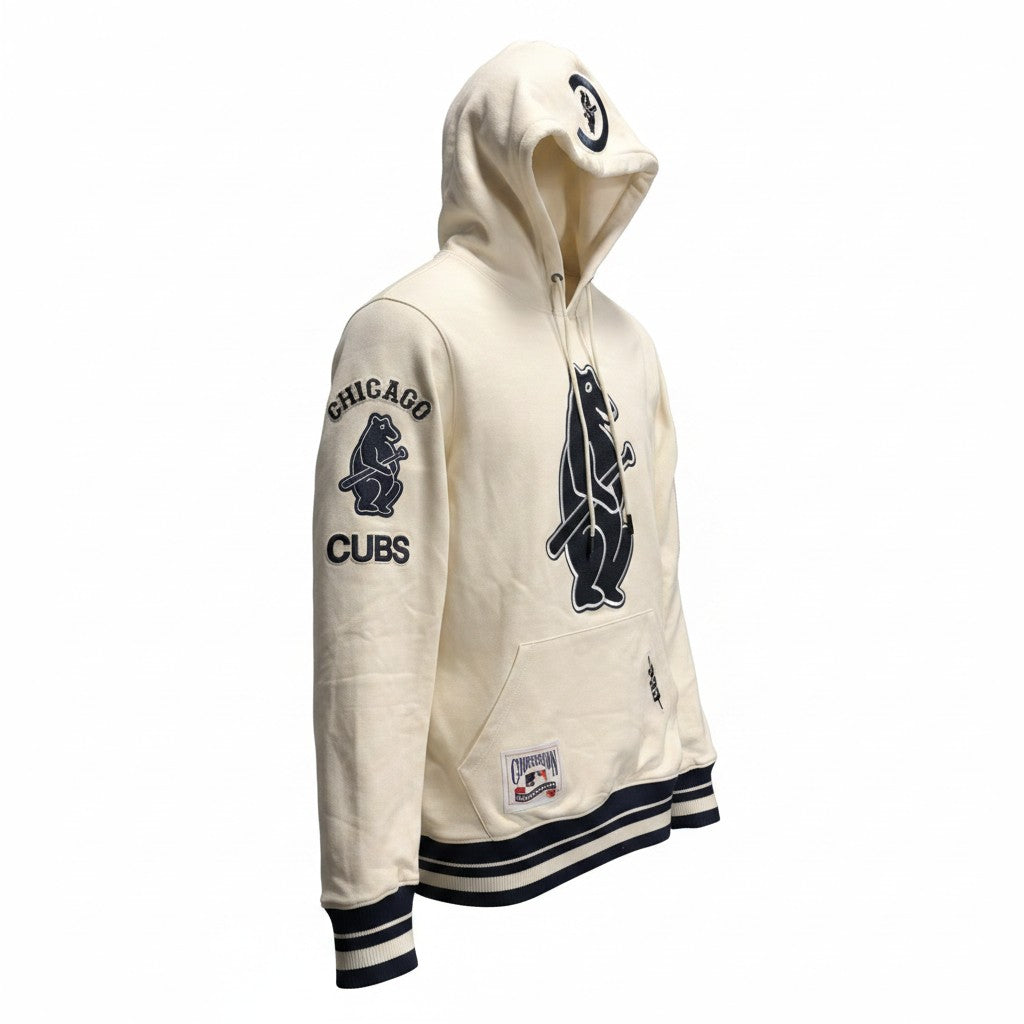 Chicago Cubs Cream 1914 Pro Standard Hoodie product image 2, provided for visual reference and product detail review