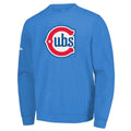 Chicago Cubs Dynasty 2nd Alternate Logo Carolina Blue Crewneck Sweatshirt product image 1, provided for visual reference and