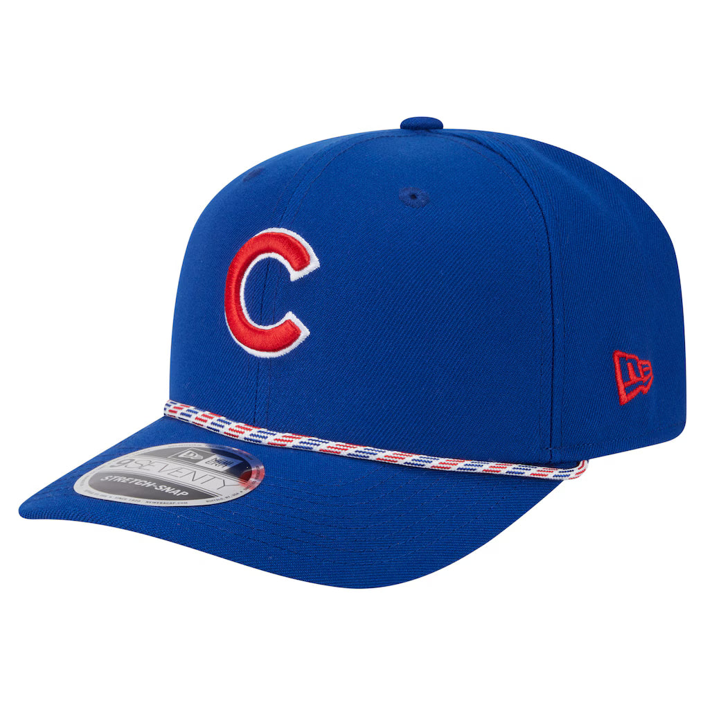 Chicago Cubs New Era Royal C 9SEVENTY Multi Rope Stretch-Snap Adjustable Hat product image 1, provided for visual reference
