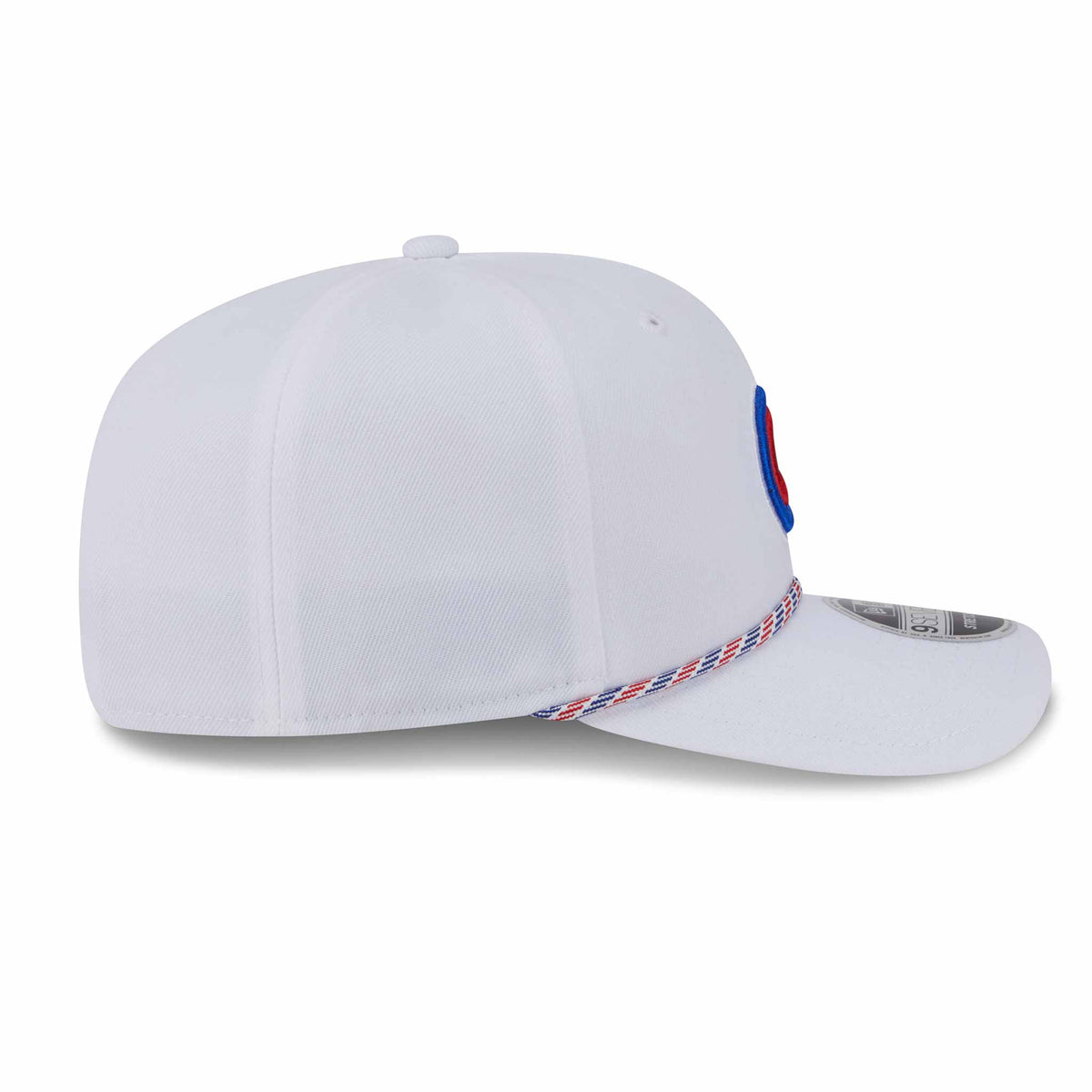Chicago Cubs White New Era 9SEVENTY Multi Rope Stretch-Snap Adjustable Hat product image 5, provided for visual reference