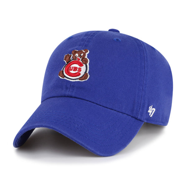 Chicago Cubs '47 Toddler Royal Waving Bear Clean Up Adjustable Hat product image 1, provided for visual reference and