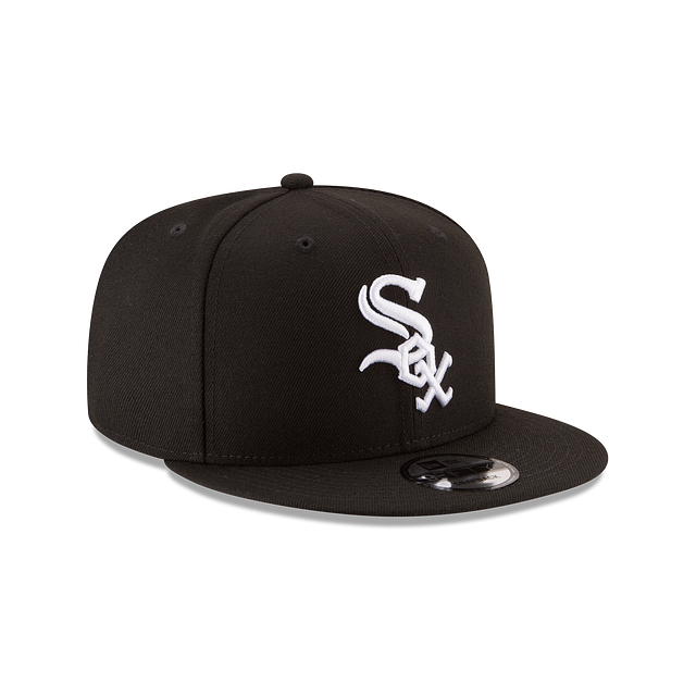 Chicago White Sox MLB New Era Men Black 9Fifty Team Color Basic Snapback product image 3, provided for visual reference and