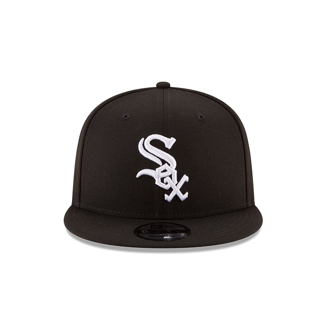 Chicago White Sox MLB New Era Men Black 9Fifty Team Color Basic Snapback product image 4, provided for visual reference and