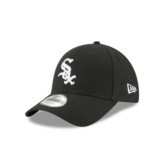 Chicago White Sox MLB New Era Youth Black 9Forty League Adjustable Hat product image 1, provided for visual reference and