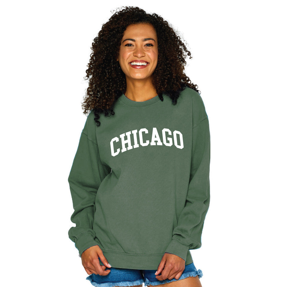 Chicago Women Willow Crewneck Sweatshirt product image 1, provided for visual reference and product detail review