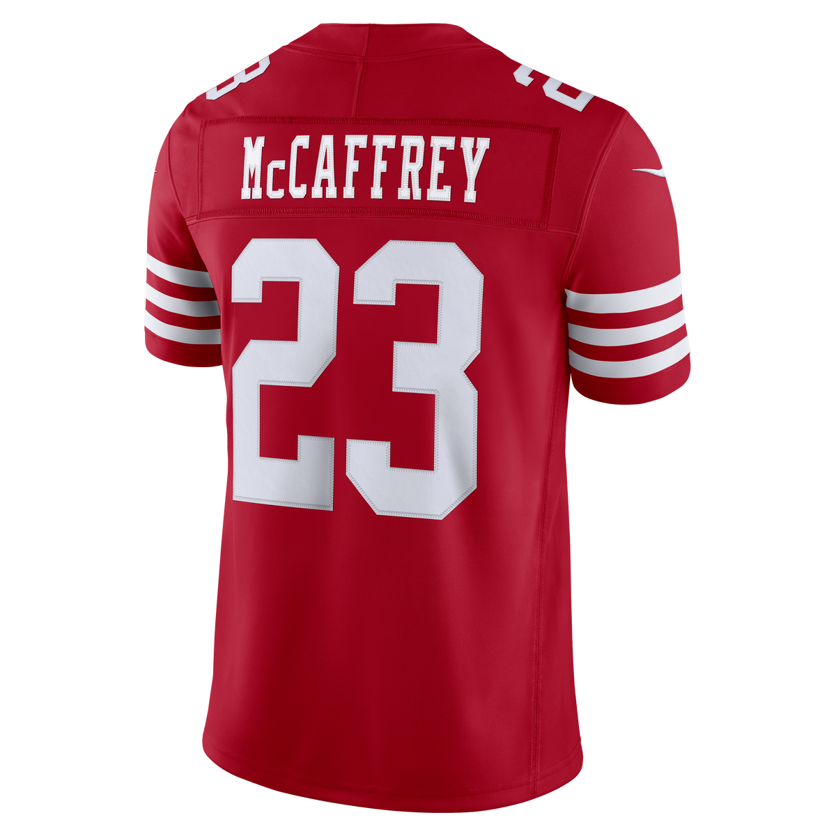 Christian McCaffrey San Francisco 49ers NFL Nike Men Red Vapor F.U.S.E. Limited Player Sewn Jersey product image 1, provided
