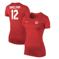 Christine Sinclair Canada Soccer FIFA Nike Women Red Legend T-Shirt product image 1, provided for visual reference and