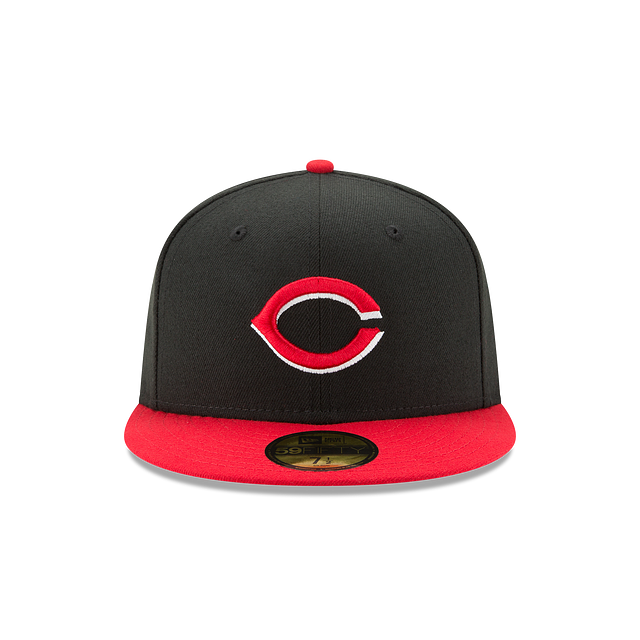 Cincinnati Reds MLB New Era Men Black/Red 59Fifty Authentic Collection On Field Fitted Hat product image 4, provided for