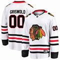 Clark Griswold Chicago Blackhawks White Fanatics Breakaway Men Jersey product image 1, provided for visual reference and