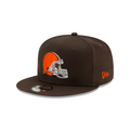 Cleveland Browns NFL New Era Men Brown 9Fifty Classic Logo Basic Snapback product image 1, provided for visual reference and