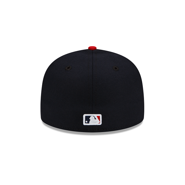 Cleveland Guardians MLB New Era Men Navy 59Fifty Authentic Collection On Field Fitted Hat product image 2, provided for
