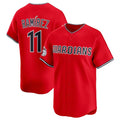 C.Guardians #11 Jose Ramirez Player Red Game Jersey Limited product image 1