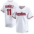 C.Guardians #11 Jose Ramirez Player White Game Jersey product image 1