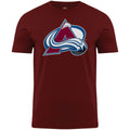 Colorado Avalanche NHL Bulletin Men Maroon Primary Logo T-Shirt product image 1, provided for visual reference and product