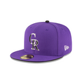 Colorado Rockies MLB New Era Men Purple 59Fifty Authentic Collection On Field Alternate Fitted Hat product image 1, provided