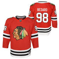 Connor Bedard Chicago Blackhawks NHL Outerstuff Youth Red Premier Jersey product image 1, provided for visual reference and