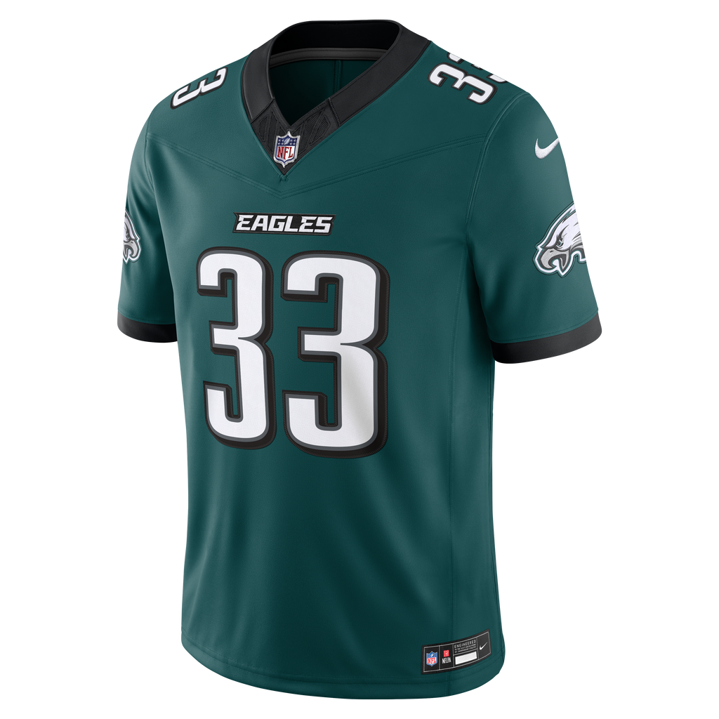 Cooper DeJean Philadelphia Eagles NFL Nike Men Deep Teal Vapor F.U.S.E. Limited Player Sewn Jersey product image 2, provided