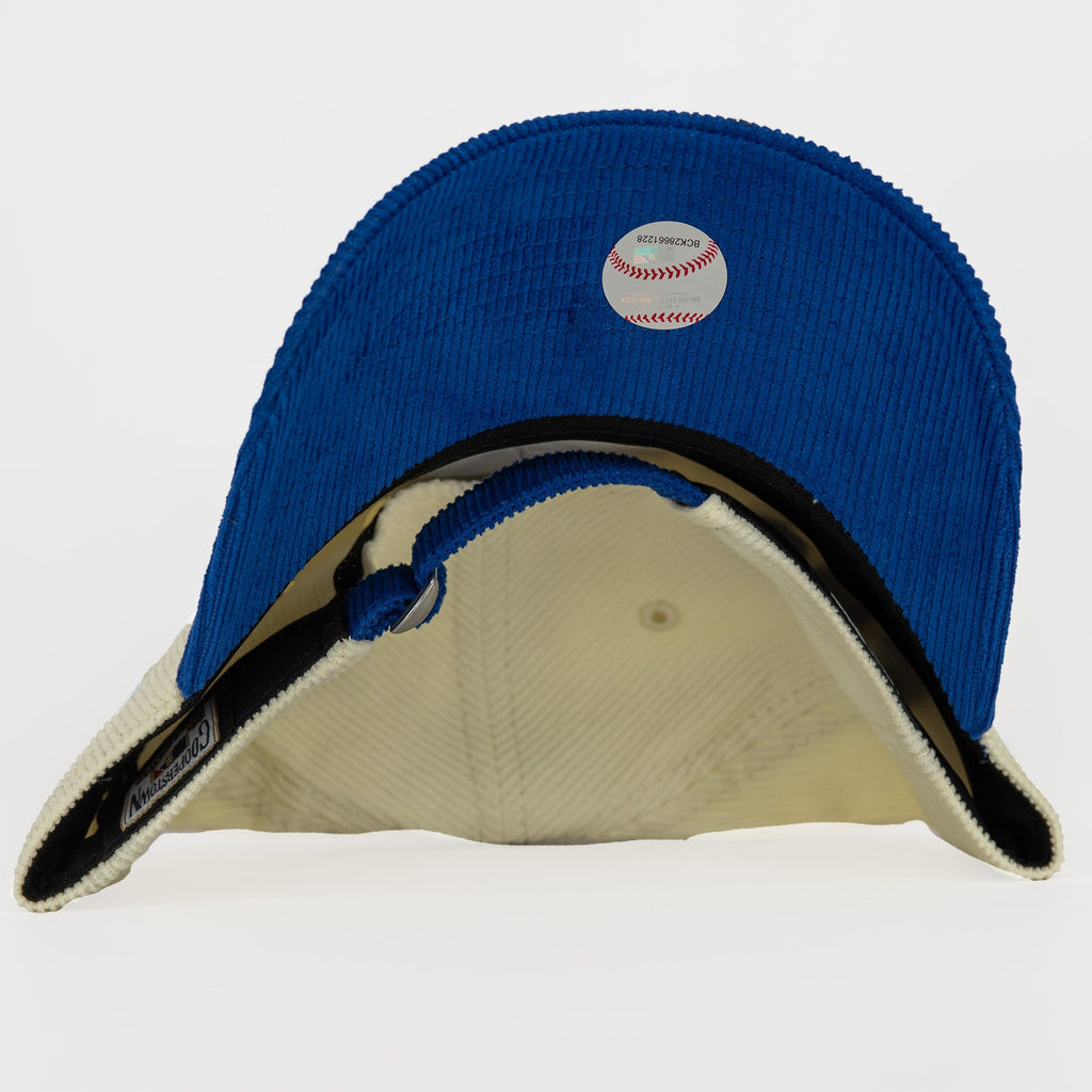 Chicago Cubs Corduroy Chrome/Royal Caitlin New Era 9TWENTY Adjustable Hat product image 3, provided for visual reference and