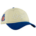 Chicago Cubs Corduroy Chrome/Royal Caitlin New Era 9TWENTY Adjustable Hat product image 1, provided for visual reference and