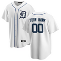 D.Tigers Blank Player White Home Replica Team Baseball product image 1