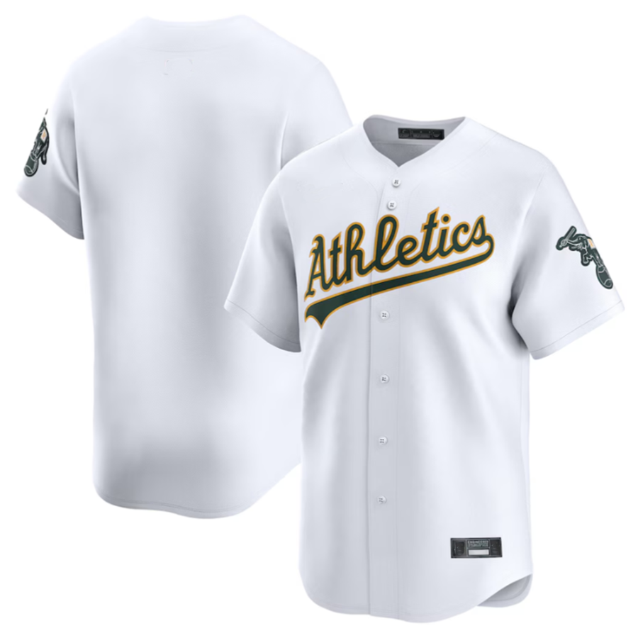 Custom Athletics White Home Limited Game Jersey Nike product image 1