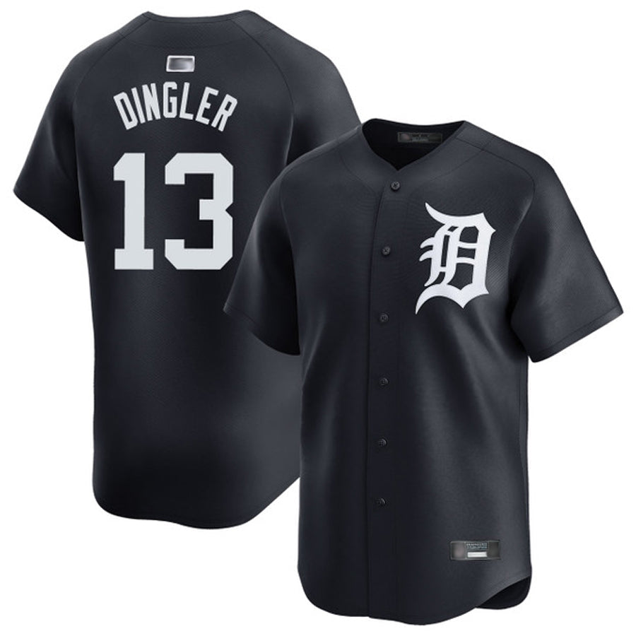 D.Tigers #13 Dillon Dingler Player Alternate Navy Game product image 1
