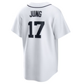 D.Tigers #17 Jace Jung Player White Home Replica Baseball product image 1