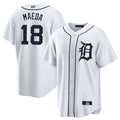 D.Tigers #18 Kenta Maeda Player Geay Road Home Replica product image 1