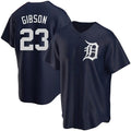 D.Tigers #23 Kirk Gibson Player Navy Replica Home Baseball product image 1
