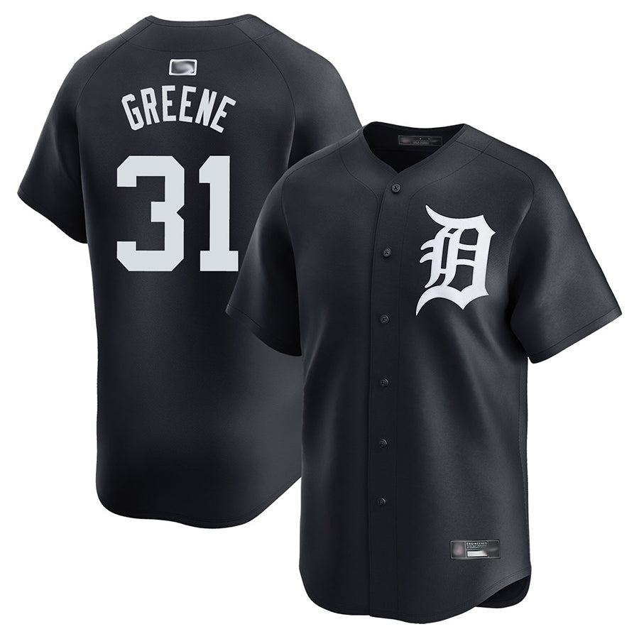 D.Tigers #31 Riley Greene Player Black Home Replica product image 1