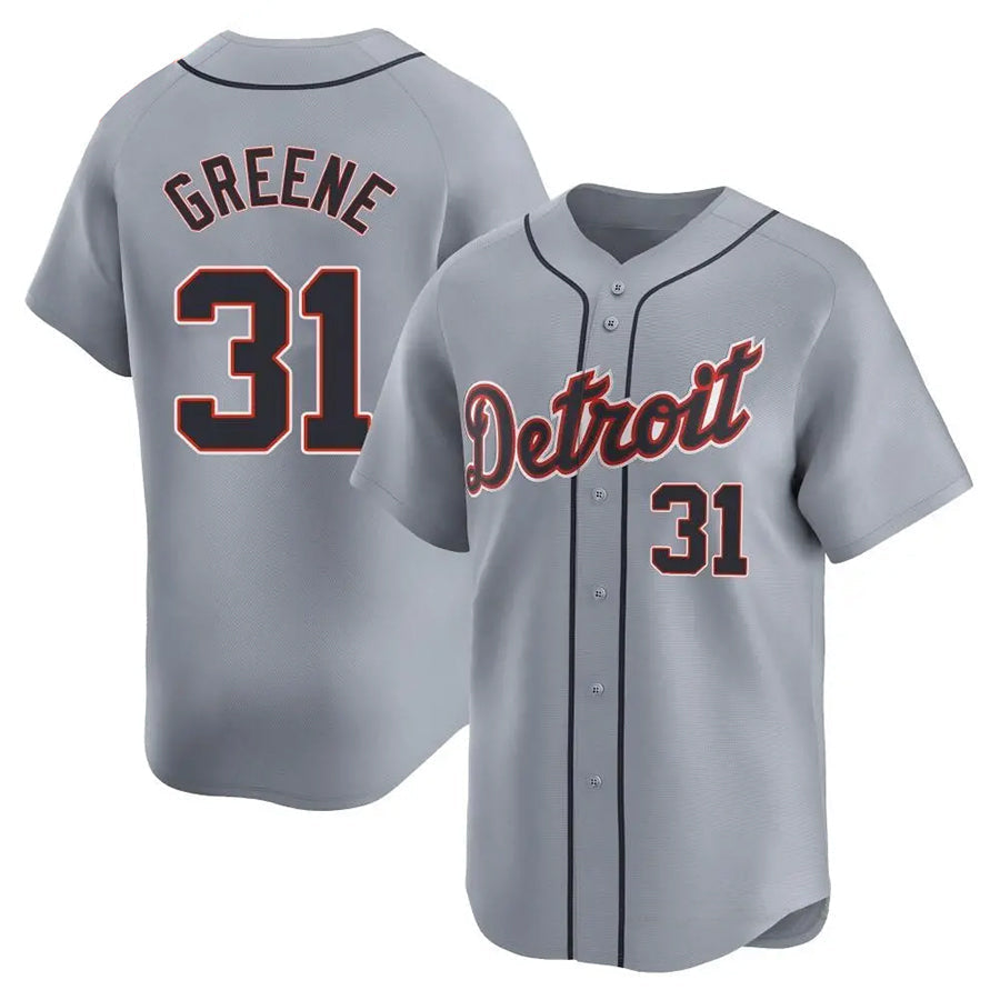 D.Tigers #31 Riley Greene Player Limited Gray Road Baseball product image 1